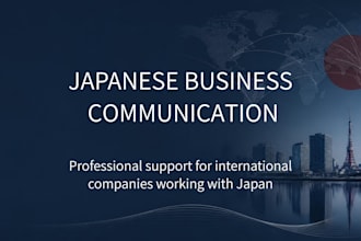 help you communicate with japanese companies professionally