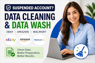 clean and wash your suspended ebay amazon or walmart account data