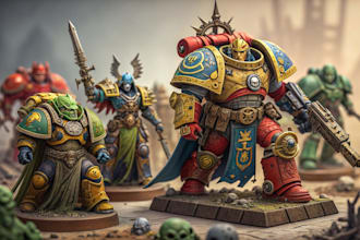 create warhammer 40k art