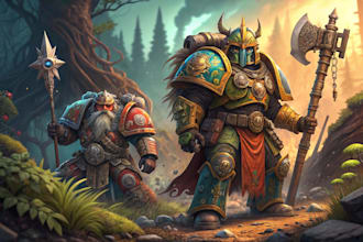 paint your warhammer 40k, sigmar and dnd miniatures
