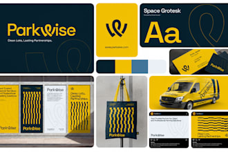 design business logo, brand identity, and branding kit