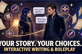 provide personalized interactive  writing and roleplay sessions per hour
