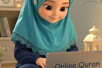 teach quran with noorani qaida, with tajweed for kids