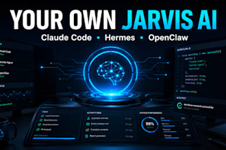 setup jarvis ai agent, hermes crm, openclaw, claude code, obsidian second brain