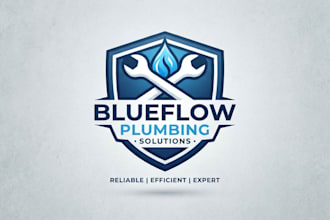 design a professional plumbing logo for your brand
