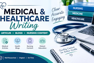 write engaging healthcare, nursing and medical articles