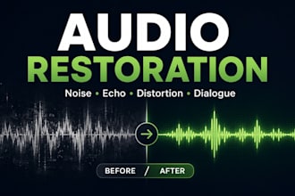 clean, repair, restore and enhance your audio