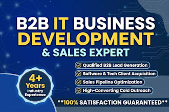 do IT sales lead generation and close tech clients for your business