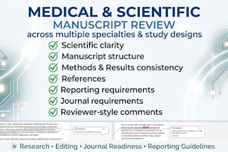 edit your medical or scientific research manuscript