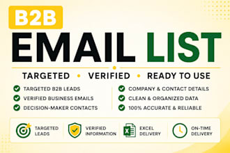 build a targeted b2b email list with verified contacts
