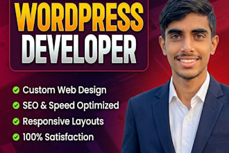 design and develop a professional wordpress website and blog