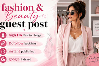 build fashion backlinks via fashion guest post on high authority fashion blogs