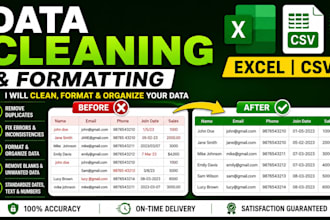 clean your excel database