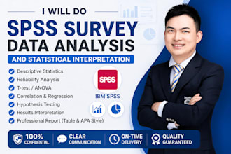 do spss survey data analysis and statistical interpretation