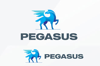 design premium luxury equestrian and horse business logo