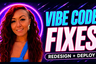 fix redesign and deploy your vibe coded website or web app