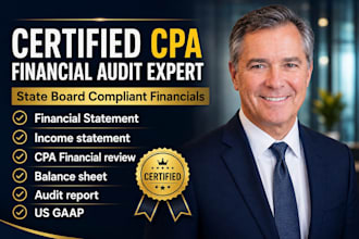 prepare CPA financial statements and compilation report for state board