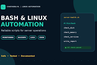 write bash scripts for linux automation