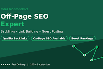 off page SEO and link building for your website