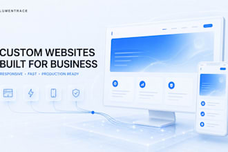 build a modern business website with forms and automation