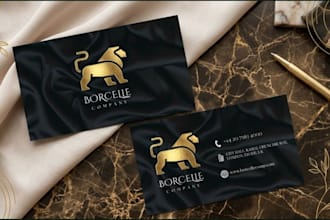 design a luxury business cards