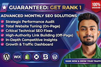 provide complete onpage and offpage SEO to rank 1