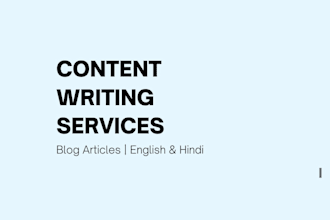 write engaging blog articles in hindi and english