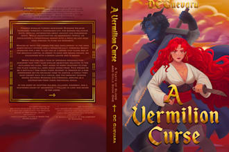 create book cover illustrations and full dust jacket design