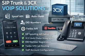 do sip trunk, did number 3cx auto dialer voip auto dialer and sip trunk provider