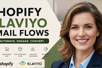 shopify klaviyo flows setup for abandoned cart and email automation