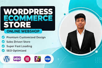 create a modern woocommerce webshop, wordpress webshop and ecommerce webshop