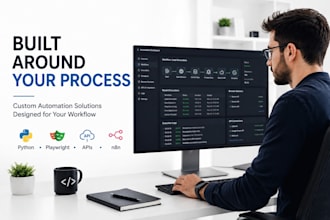 build custom web automation bot and workflow automation