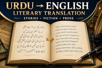translate urdu literary texts into english