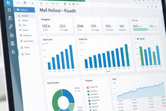 create professional fttx project reports and excel trackers