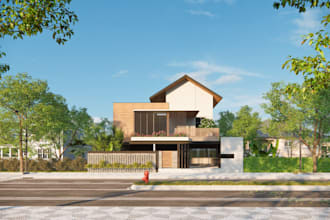 do create 3d architectural models and design both the exterior and interior