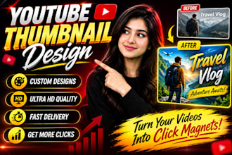 creative and eye catching youtube thumbnails