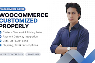 do woocommerce customization and payment gateway integration