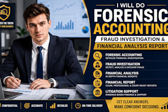 do forensic accounting, fraud investigation and financial analysis report