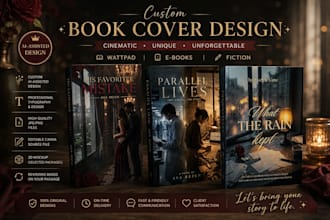 design cinematic ai book covers for wattpad