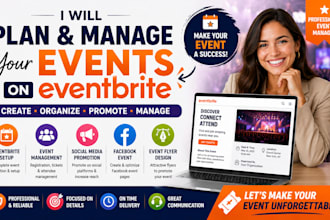 plan and manage your events on eventbrite