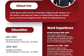 create a professional ats friendly resume and canva CV