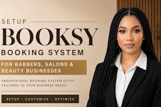 setup booksy booking system for barber, salon and beauty business