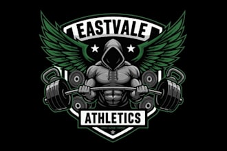 create exclusive and marvelous athletic logo design
