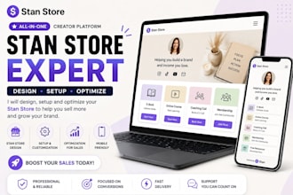 stan store setup stan store design stan store instagram stan store website