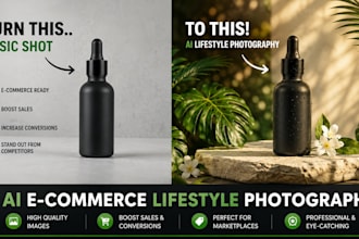 generate premium ai e commerce lifestyle product photography