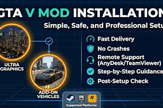 install graphics mods and custom cars for gta 5