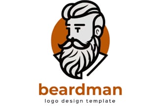 do barber grooming brand beard product clothing logo