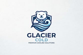 design a professional cooling logo for your brand