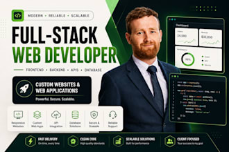 build website, website development, full stack developer, front end developer