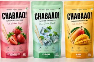 create packaging design, pouch design, box design and tube design